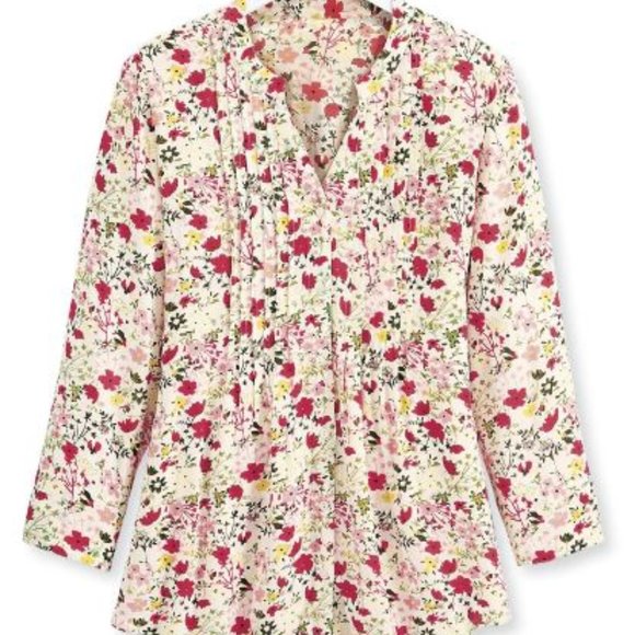 Long Floral Women's Shirt - Picture 1 of 2